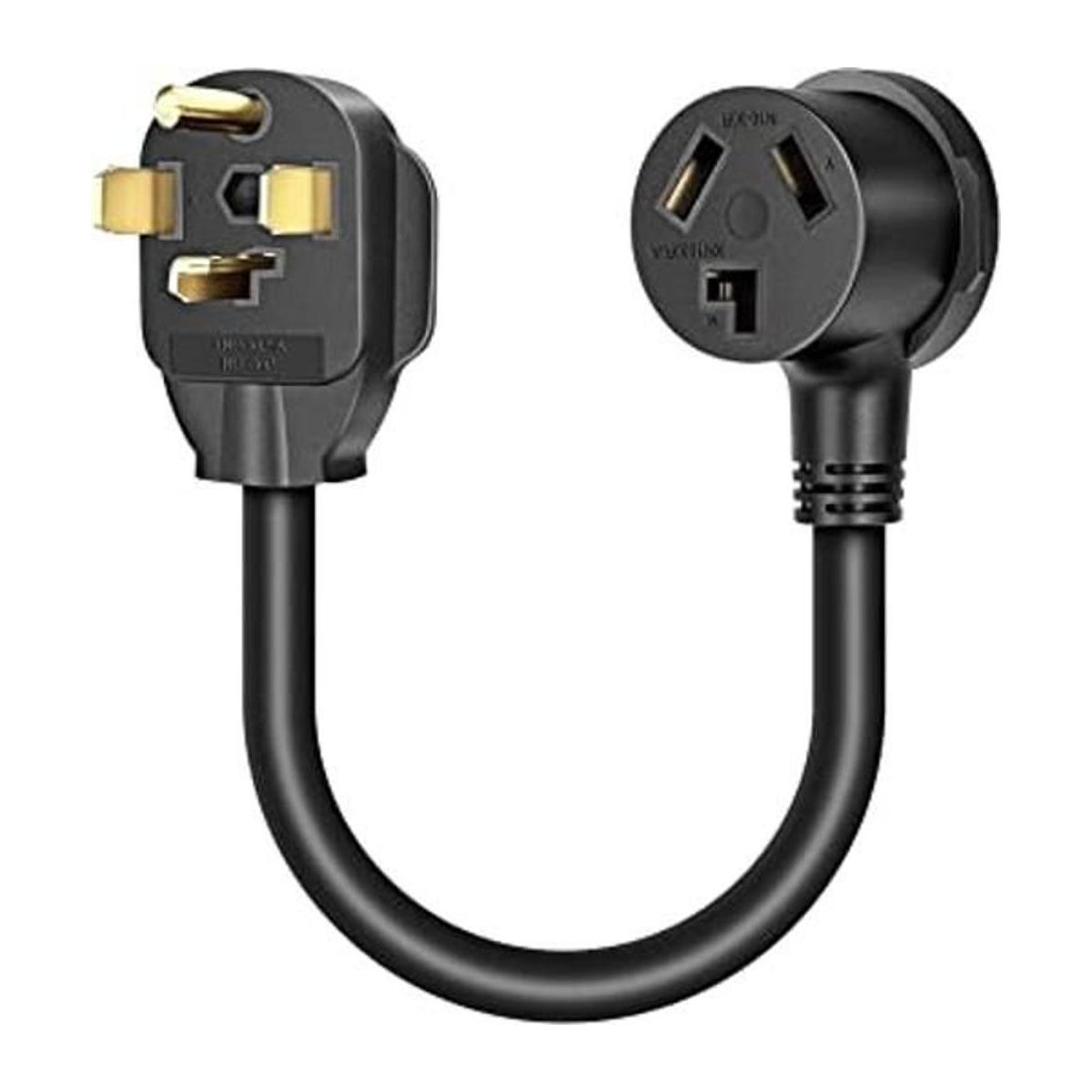 Cleyean Adaptador para secadora de 3 puntas a 4 clavijas