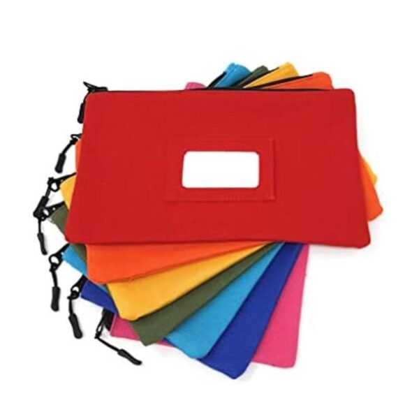 Bolsa de herramientas de lona con ventana de