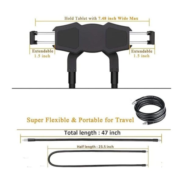 BKispaki Soporte de brazo largo y flexible de cuello de_4