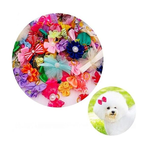JpGdn 50 lazos de pelo para perros pequeños medianos