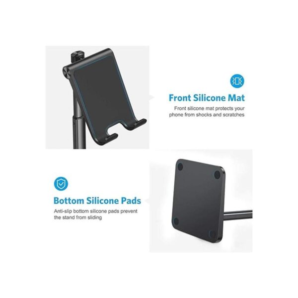 Cell Phone Stand OMOTON Adjustable Angle Height Desk_4
