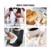 Miracu Divertidos juegos de 4 toallas de cocina y paños de
