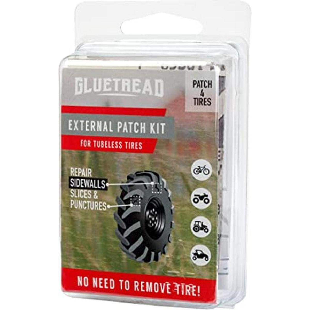 GlueTread Kit de parche externo para neumáticos sin