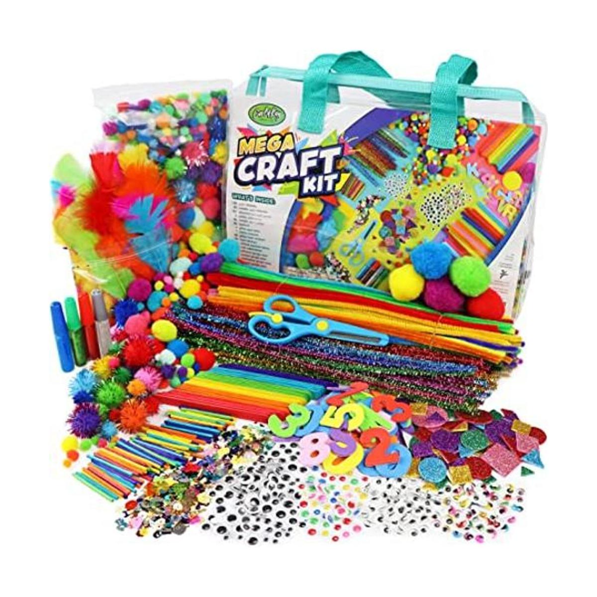 Mega Kit de manualidades para niños suministros de arte y