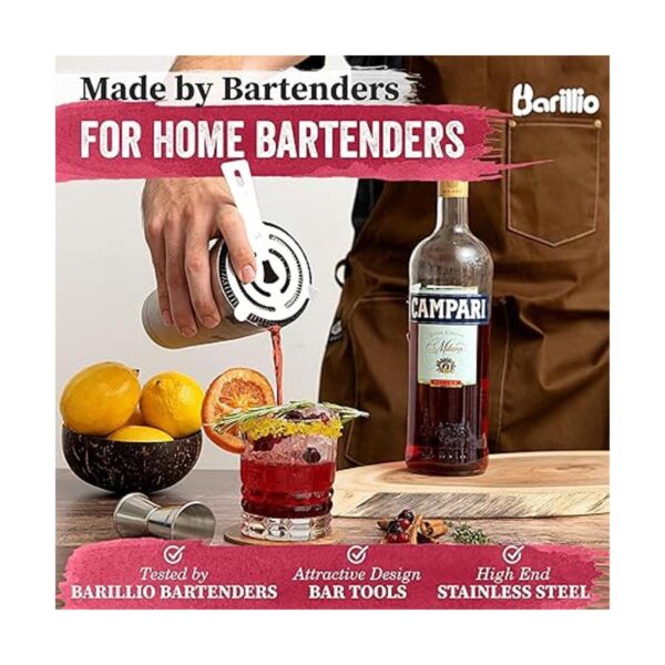 Boston Shaker Juego de coctelera profesional con_3