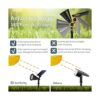 Focos solares de paisaje para exteriores luces solares