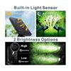 Focos solares de paisaje para exteriores luces solares