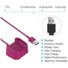 FitTurn Compatible con el cargador Fitbit Versa 2 de_4