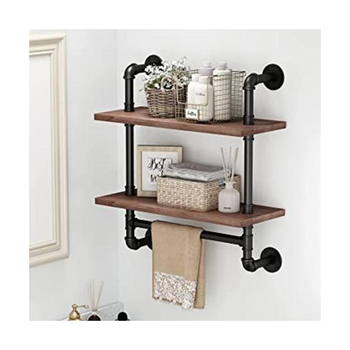 Estantes industriales para baño estantes de madera