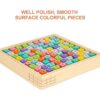 Juego de mesa de rompecabezas de madera con cajón_4