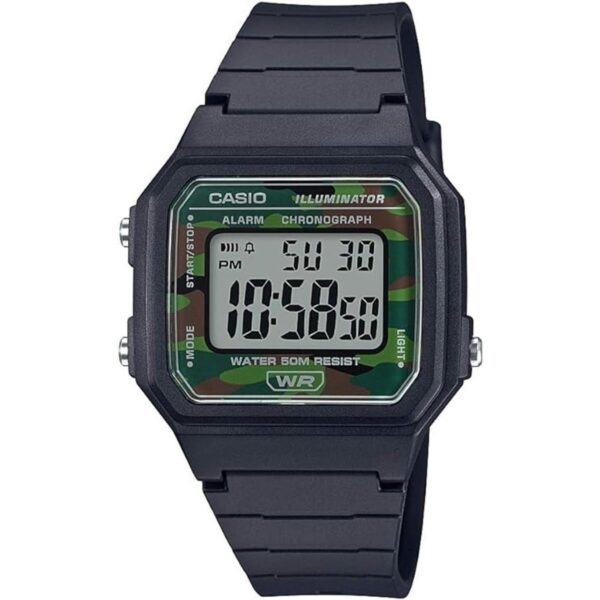 Camuflaje clásico Negro Reloj de cuarzo digital_1