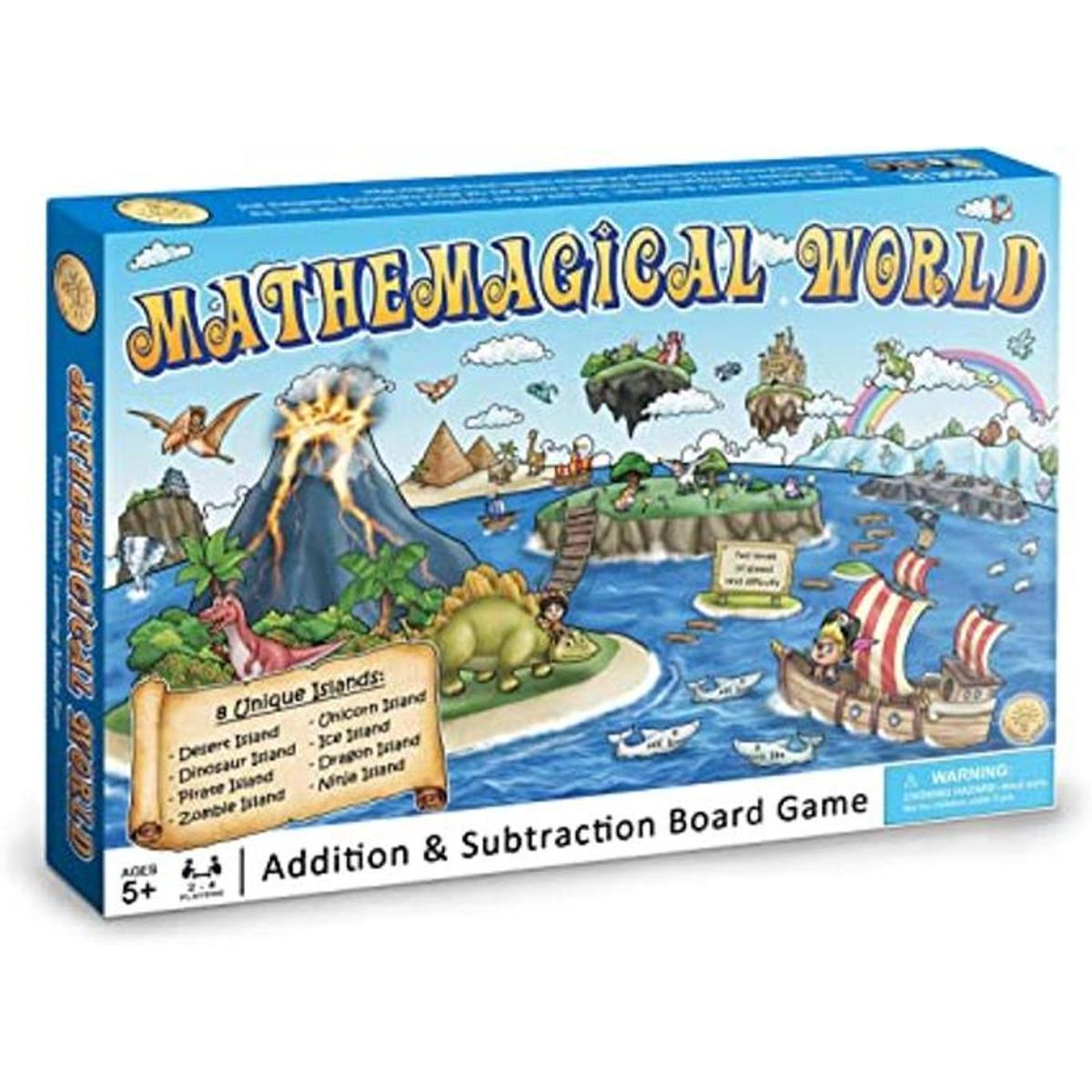 Mathemagical World Juego de mesa de matemáticas de suma y
