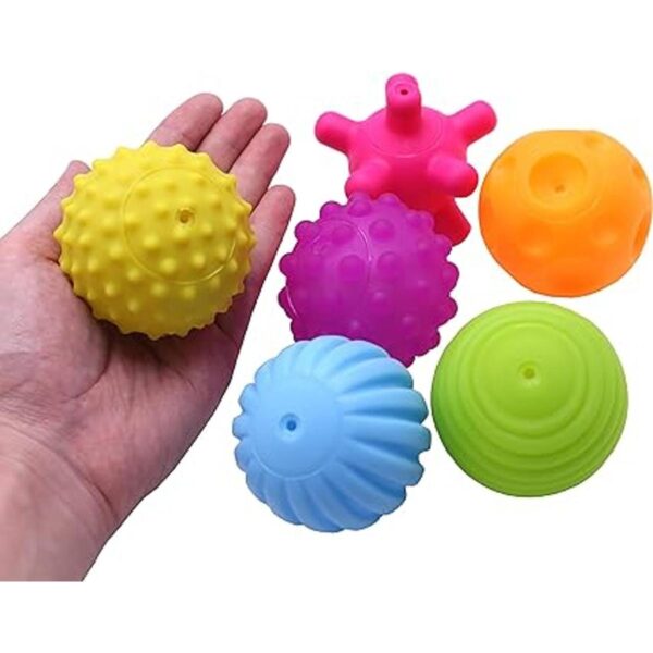 FIVOENDAR Juego de 6 bolas sensoriales para niños bolas_4