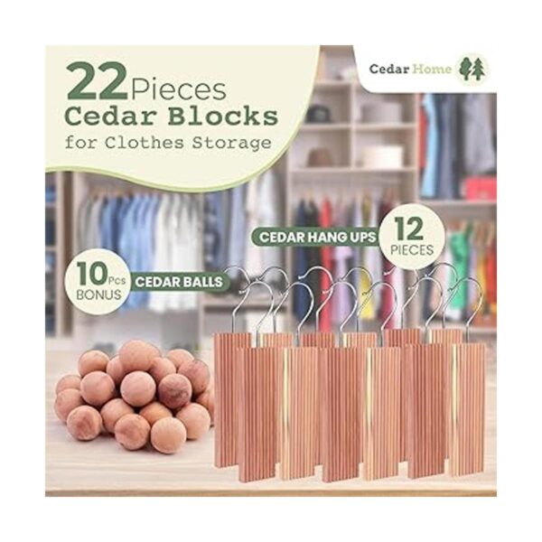 Bloques de cedro Hyde para almacenamiento de ropa_2