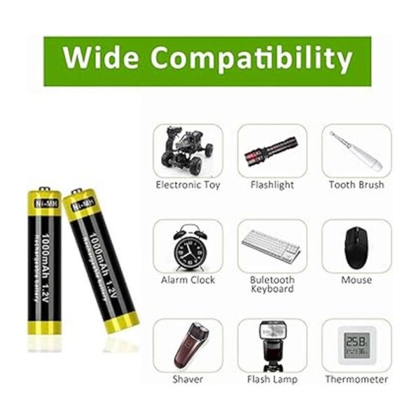 Baterías recargables AAA FARSAIL 8Pack 1000mAh_6