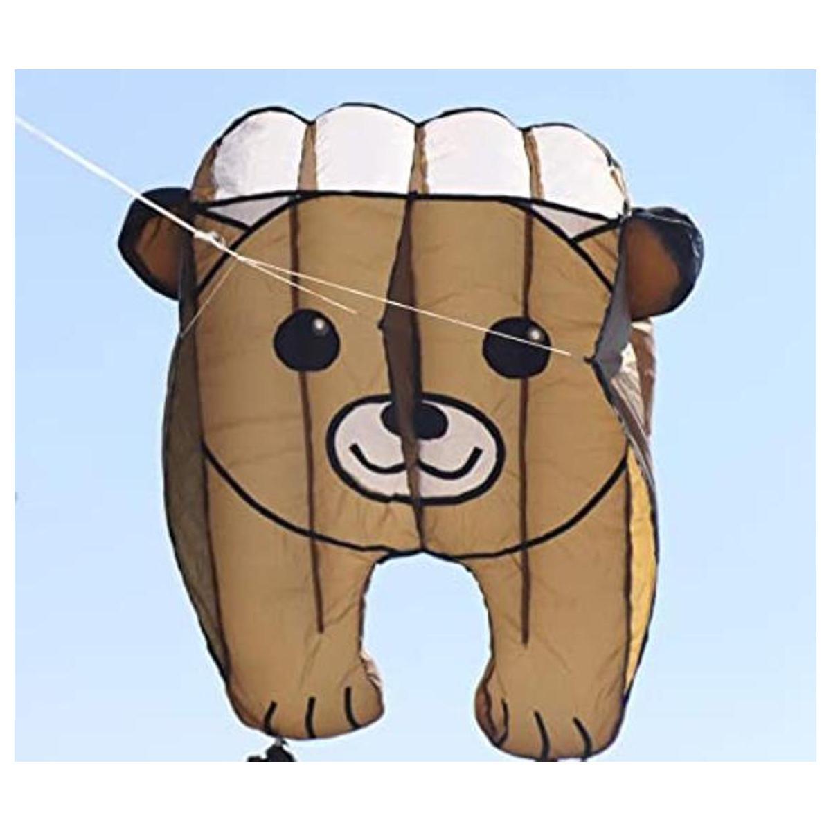 Cometa de oso Fullfar para niños fácil de volar material
