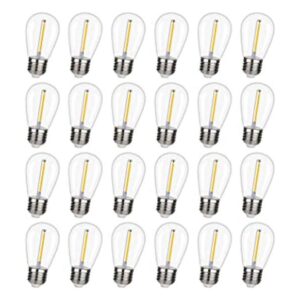 Bombilla LED S14 inastillable e impermeable guirnalda de