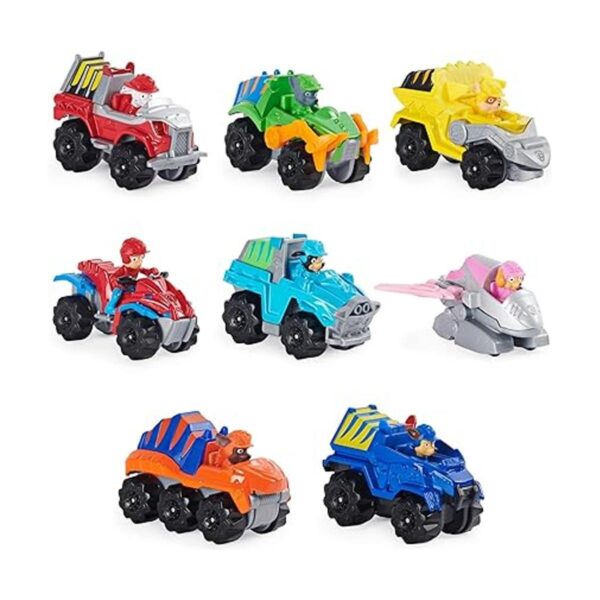 PAW Patrol True Metal Dino Rescue Paquete de 8 vehículos_5