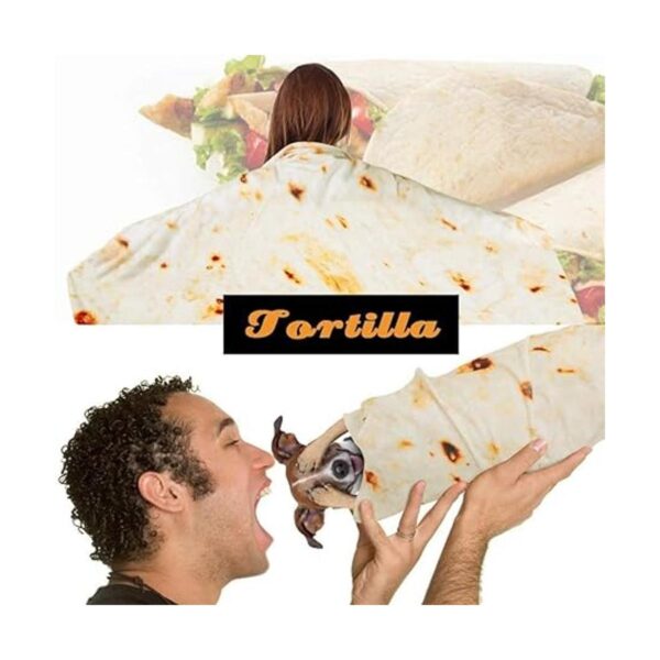 Lhedon manta de burrito de tortilla para adultos niños