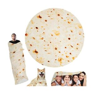 Lhedon manta de burrito de tortilla para adultos niños