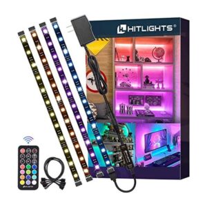 HitLights Tira de luces LED 4 tiras de luz LED pequeñas_1