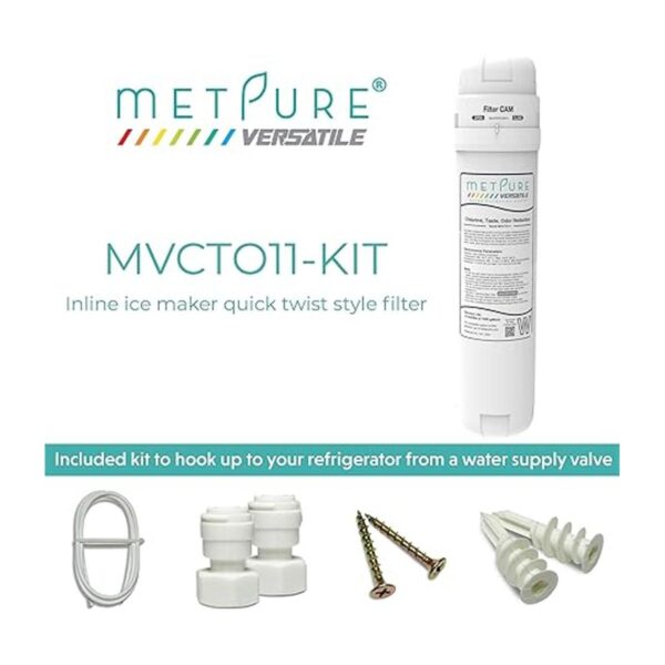 Metpure MVCTO11KIT Filtro de agua de giro rápido versátil_2