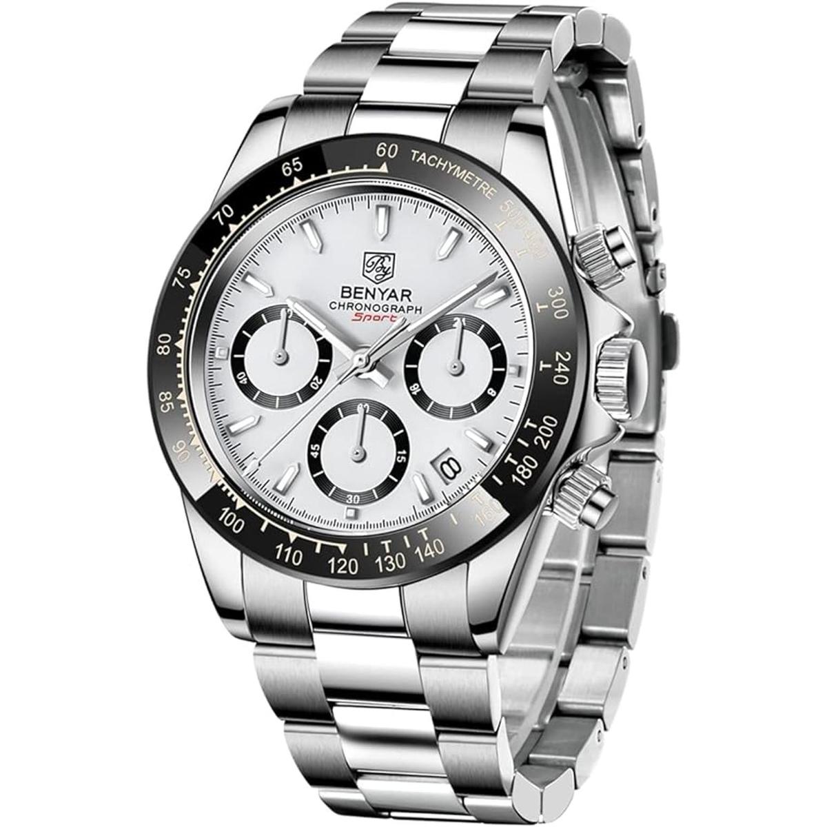 BENYAR Reloj de pulsera analógico con movimiento de