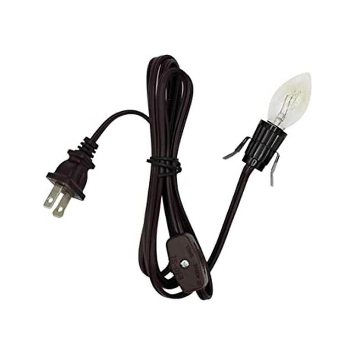 Creative Hobbies Cable de lámpara con clip y bombilla de 7