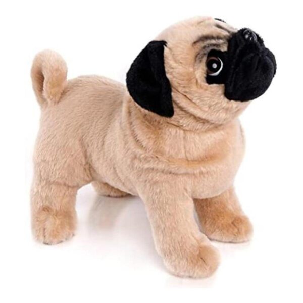 BONI Animal de peluche de perro de peluche marrón de 12.5_1