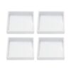 4 moldes de posavasos de silicona moldes cuadrados de