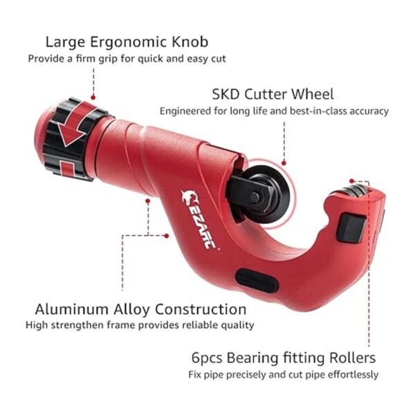 EZARC Pipe Cutter Tubing Cutter Set with Mini Tube_2