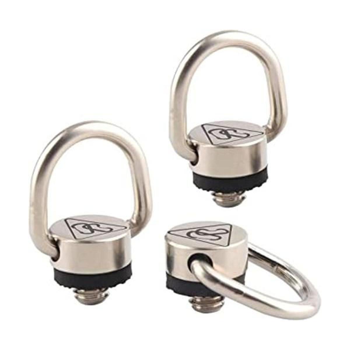 Danger Buddies Anillo en D con clip de mosquetón para