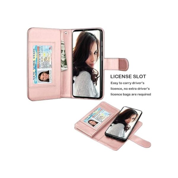 Njjex Funda tipo cartera para Samsung Galaxy A51 para_3