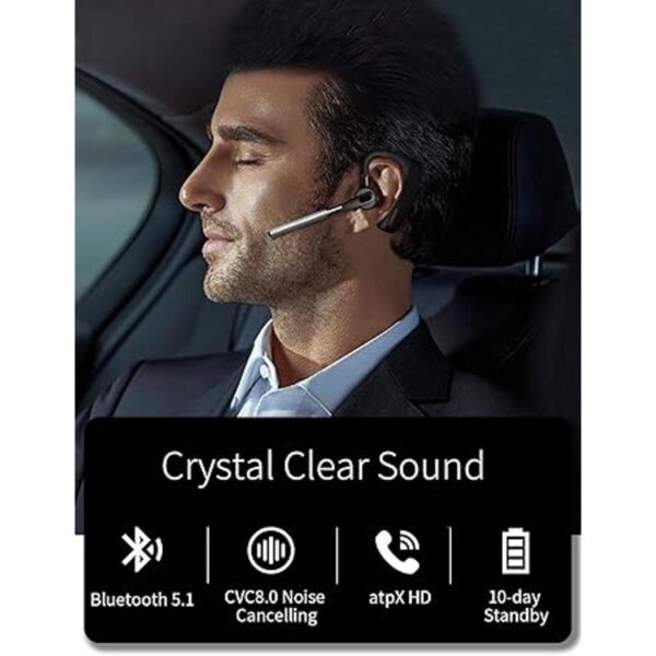 CONAMBO Bluetooth Headset V5.1 16 Hrs HD Talktime CVC8.0_2