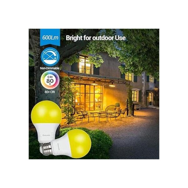 DEWENWILS Paquete de 4 bombillas LED para exteriores
