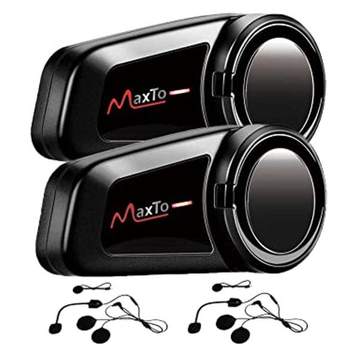 Maxto Auriculares Bluetooth para motocicleta M2 Group