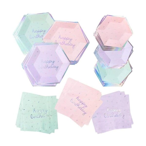 Harlow Grey Sprinkles Kit de feliz cumpleaños pastel_1
