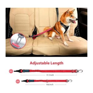 IOKHEIRA Cinturón de seguridad para perro cinturón de_6