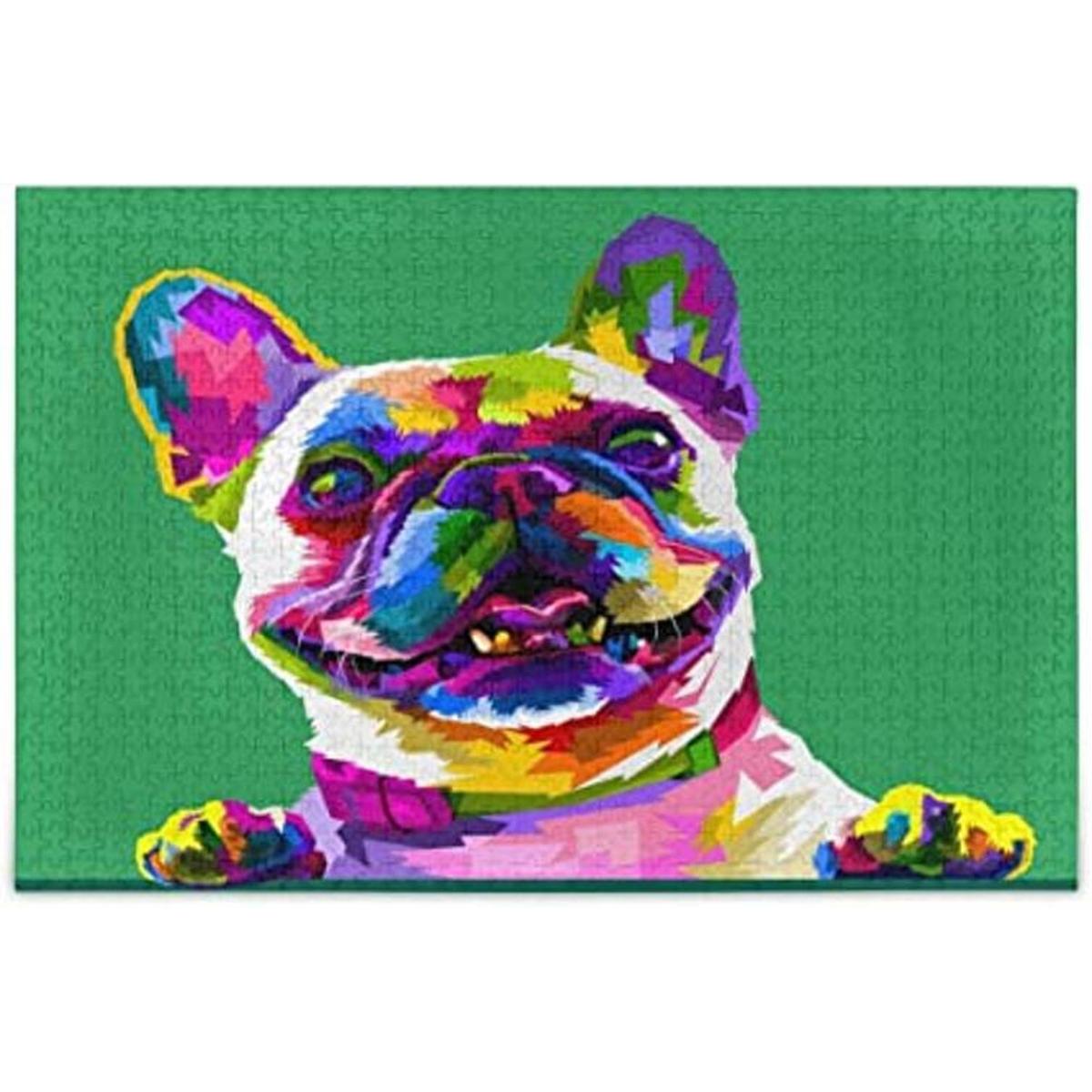 Nander 500 piezas rompecabezas juguetes divertidos Bulldog