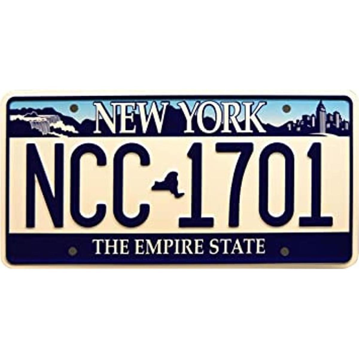 Heroes NCC 1701 Matrícula estampada de metal