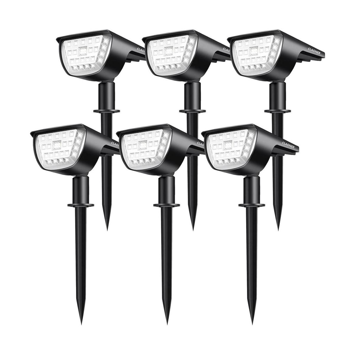 Claoner 32 focos solares LED de paisaje inalámbricas