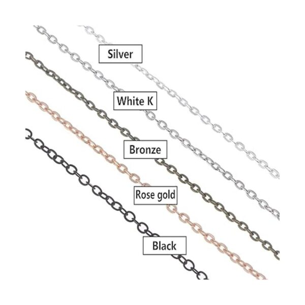 Cadenas de joyería para hacer joyas cadenas de metal de