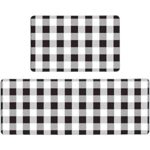 Pauwer Juego de 2 tapetes antifatiga para cocina_1