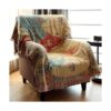 MayNest Manta de mapa mundial reversible hippie