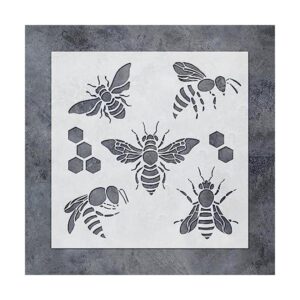 GSS Designs Plantilla de nido de abeja de abeja_1