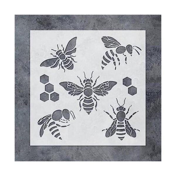 GSS Designs Plantilla de nido de abeja de abeja_1