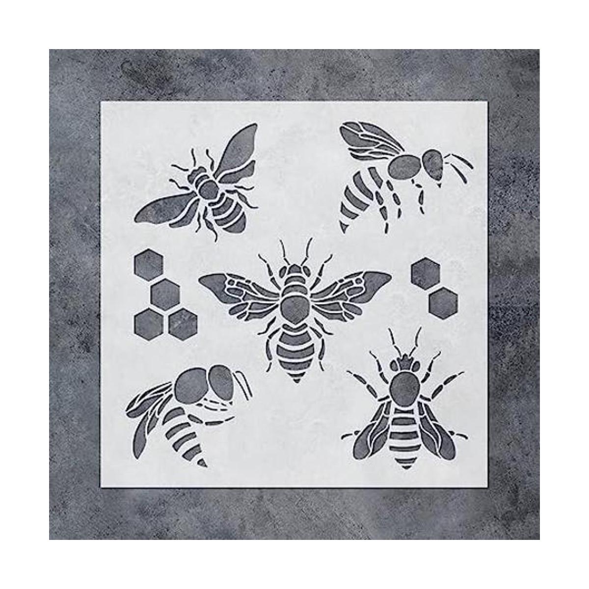 GSS Designs Plantilla de nido de abeja de abeja