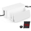 Organizador de cajas de gestión de cables paquete de 2_1