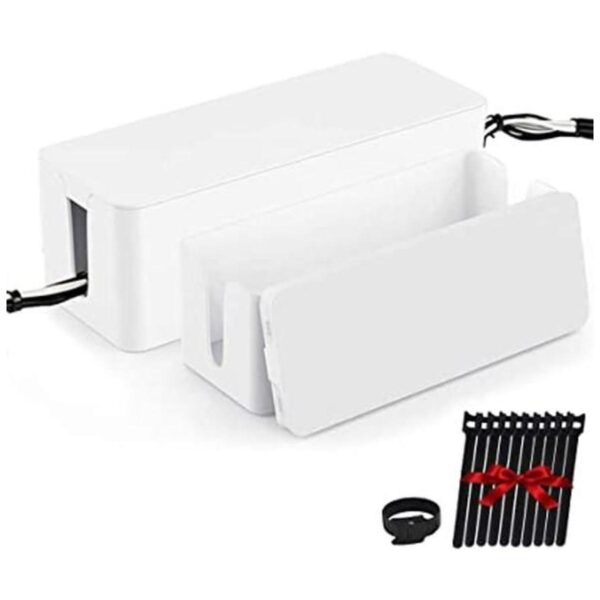 Organizador de cajas de gestión de cables paquete de 2_1