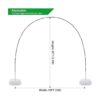 IDAODAN Kit de arco de globos soporte de arco de globos_2